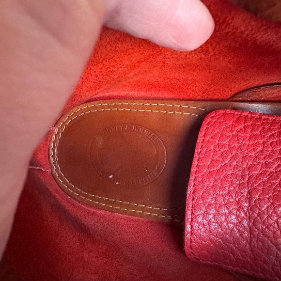 Vintage Dooney & Bourke Red Leather moccasin Men's Chukka Boots - Picture 7 of 8